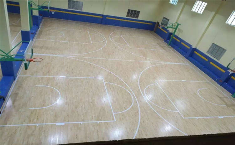 籃球館實木運動地板的養護問題
