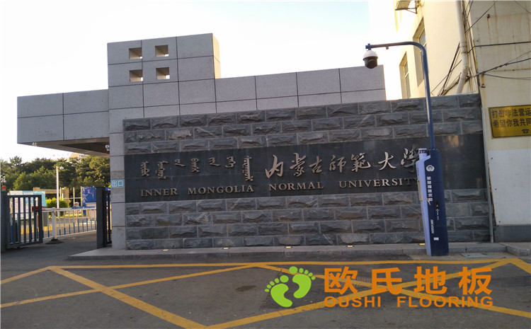 內蒙古師范大學體育學院訓練館運動木地板項目